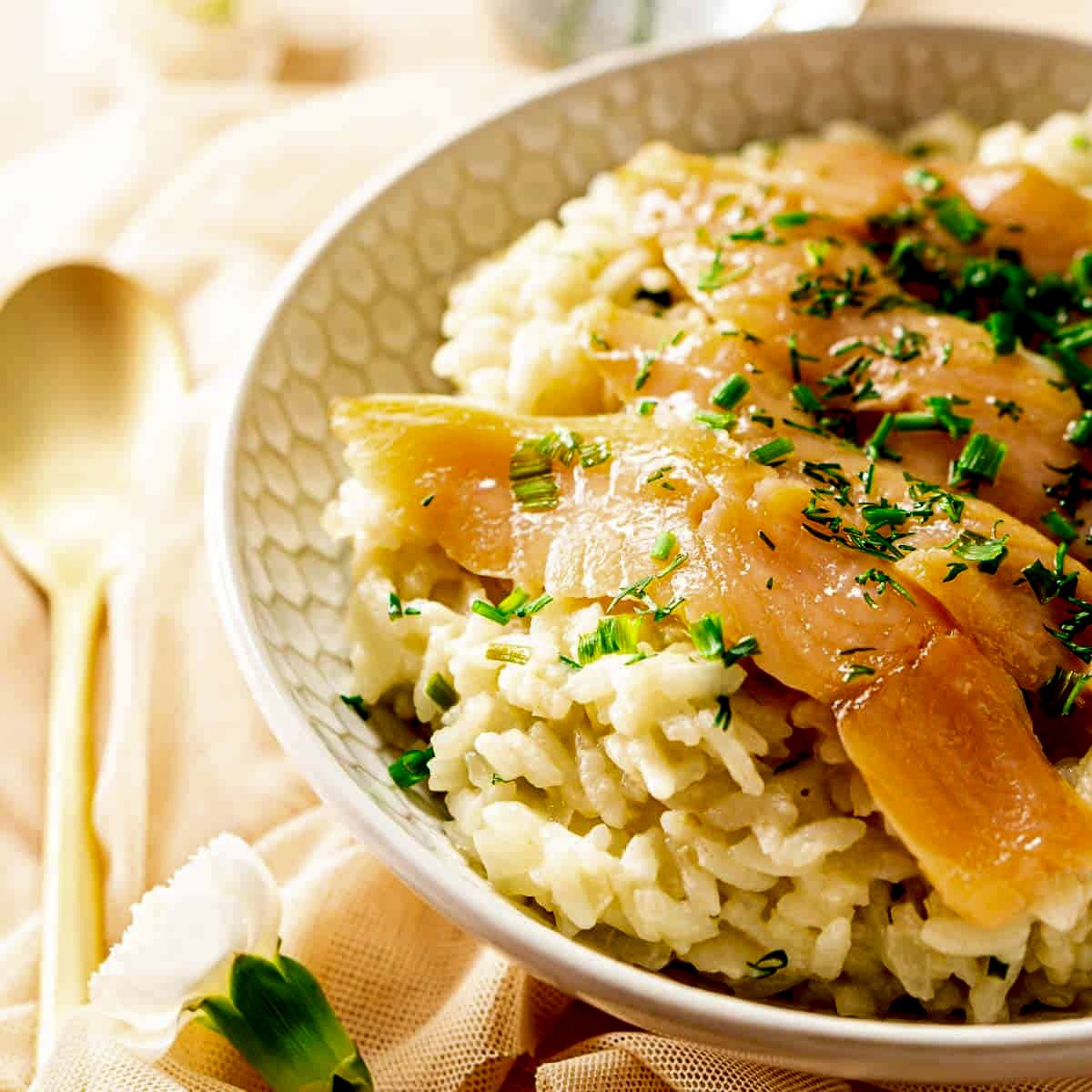 Smoked Salmon Risotto (Instant Pot or Stove-Top) Recipe - Sweet & Saucy