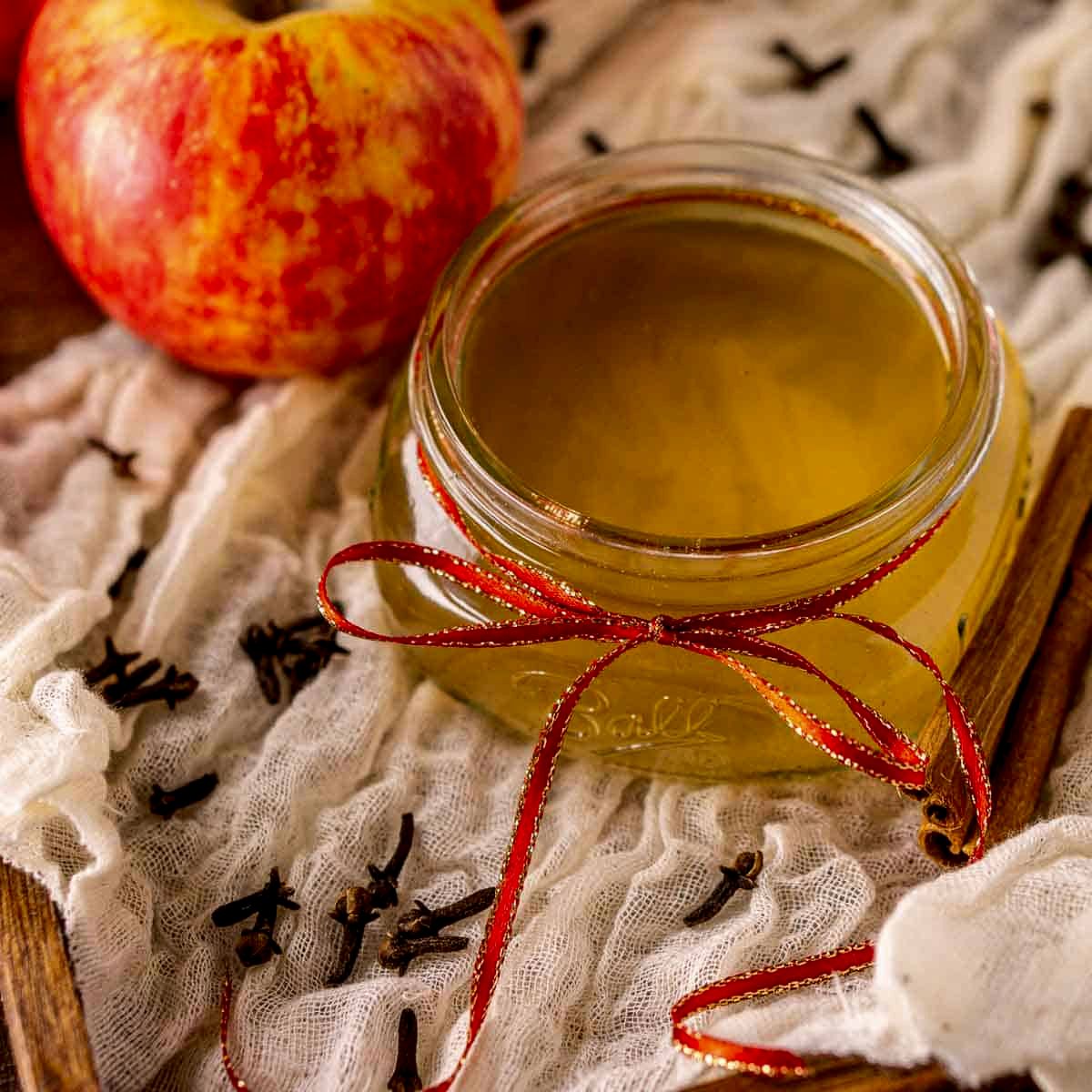 Spiced Apple Simple Syrup Recipe - Sweet & Saucy