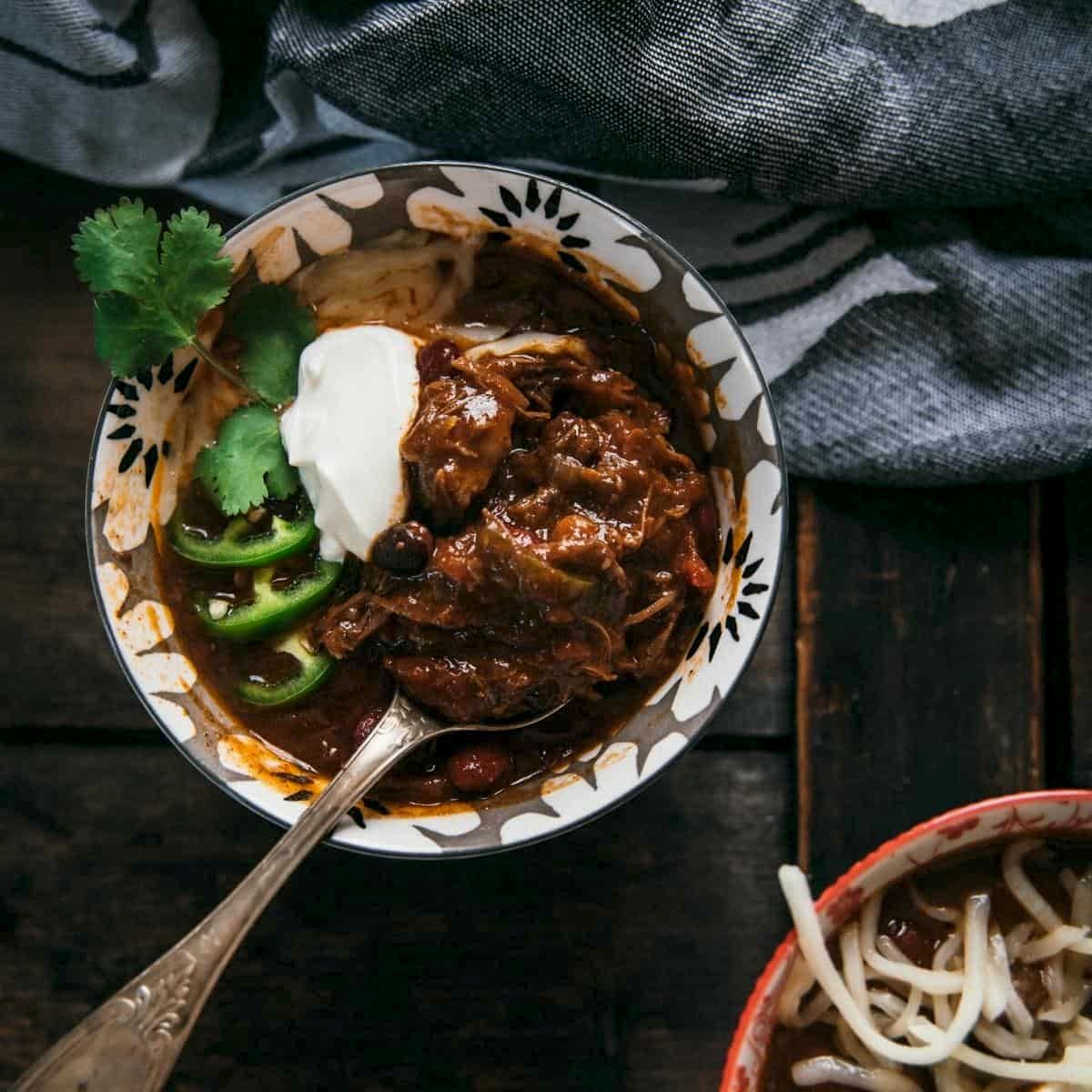 Short Rib Texas Chilli Short Rib Chili Recipe - Sweet & Saucy
